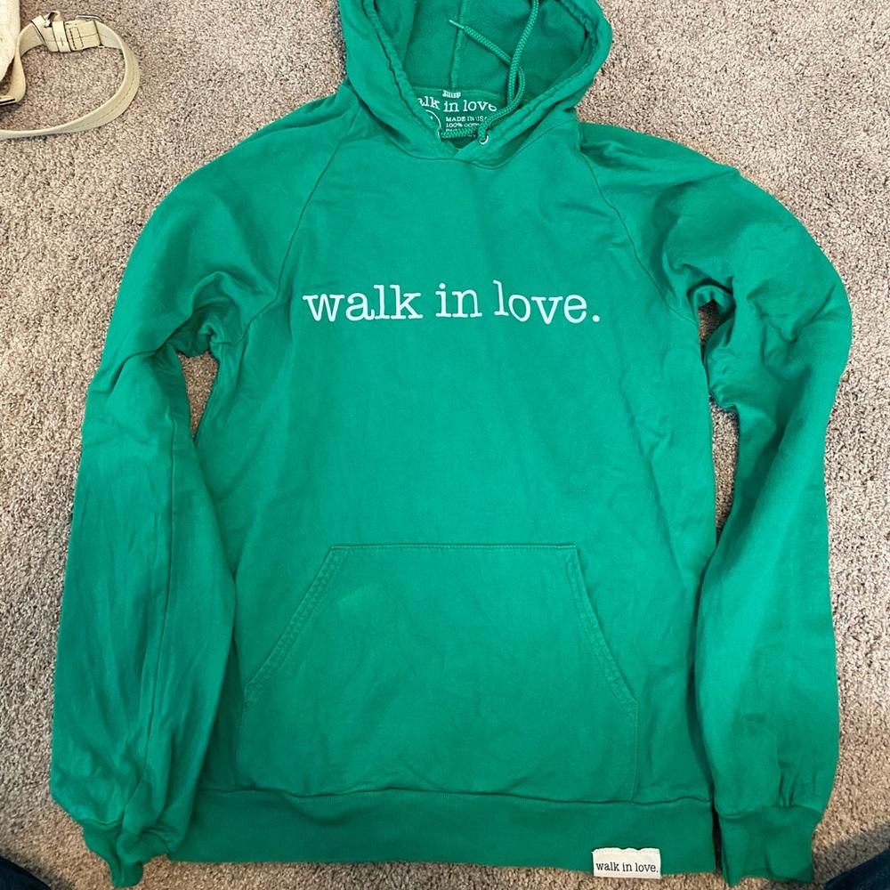 Walk in Love womens hoodie